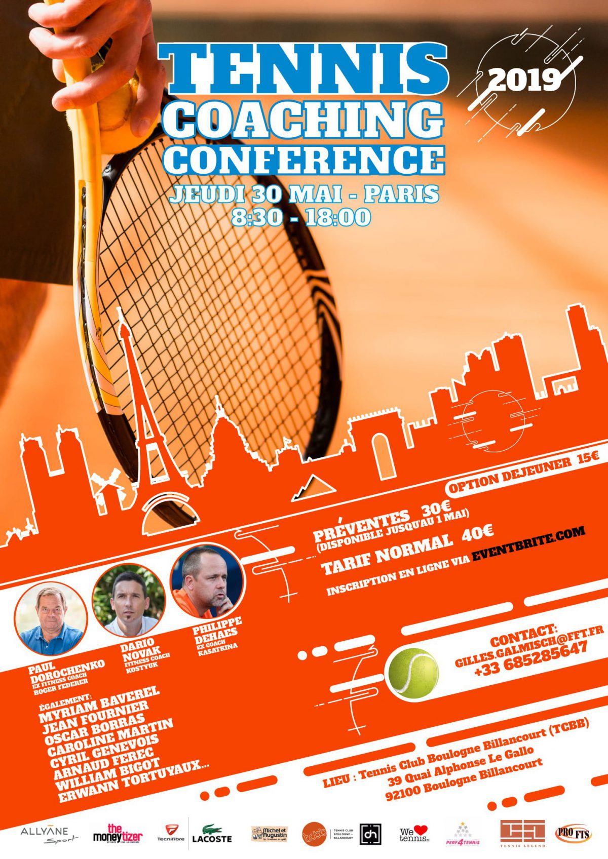 Rendez-vous à l’événement sportif Tennis Coaching Conference