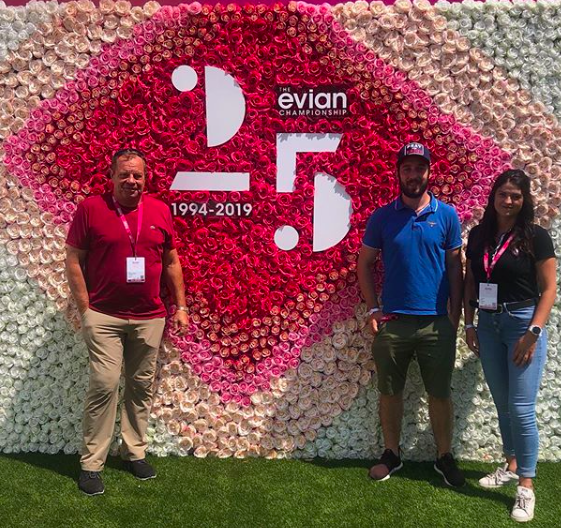 Allyane au master féminin de golf de l’Evian Championship